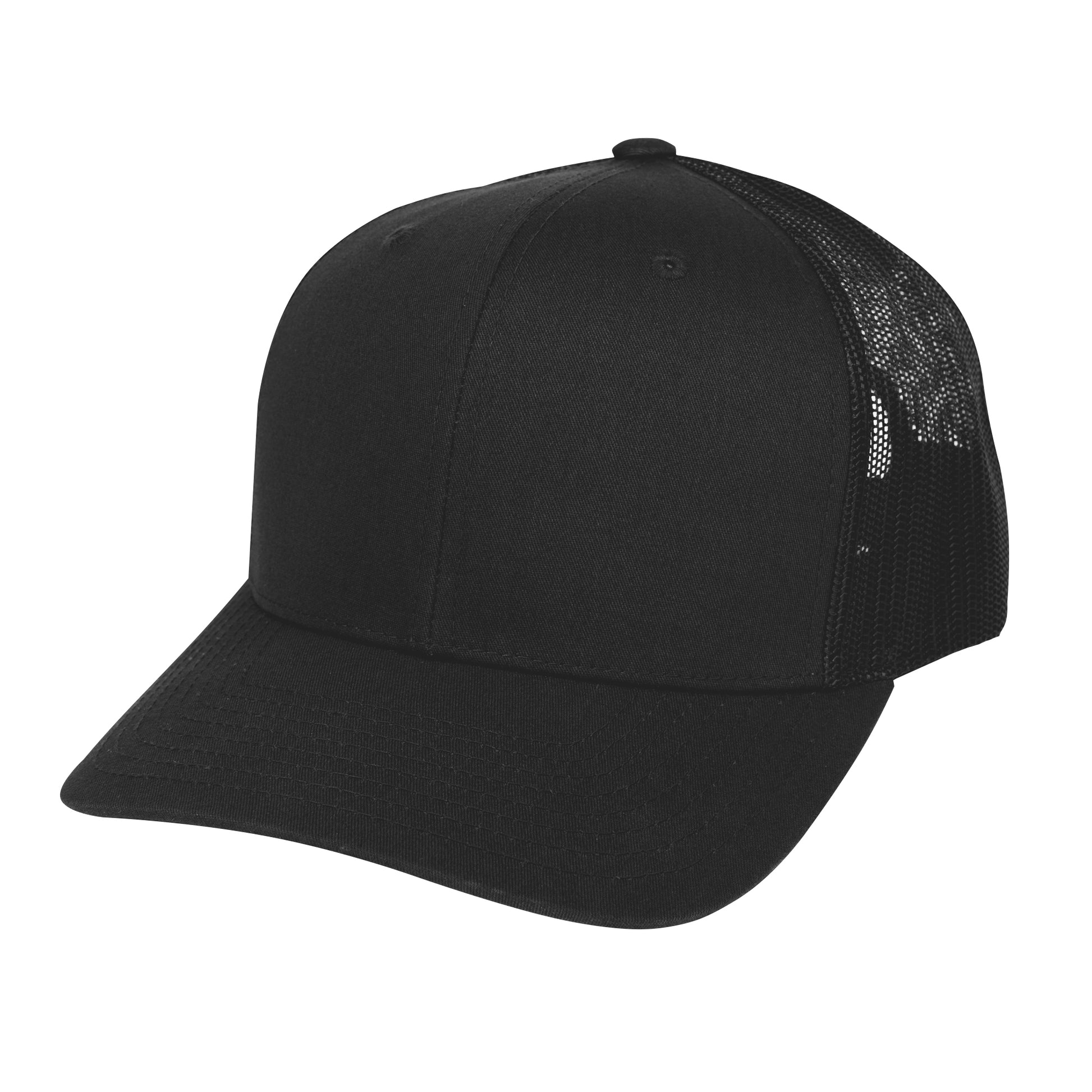 BLACK YP Classics Retro Trucker Cap plain grouped