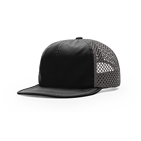 BLACK/CHARCOAL Richardson Rogue Wide Set Mesh Cap