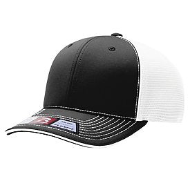 BLACK/WHITE Richardson Pulse Sportmesh R-Flex