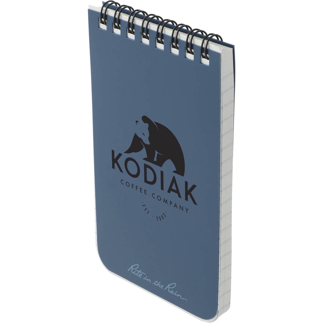 Blue 3” x 5” Rite in the Rain Top Spiral Notebook