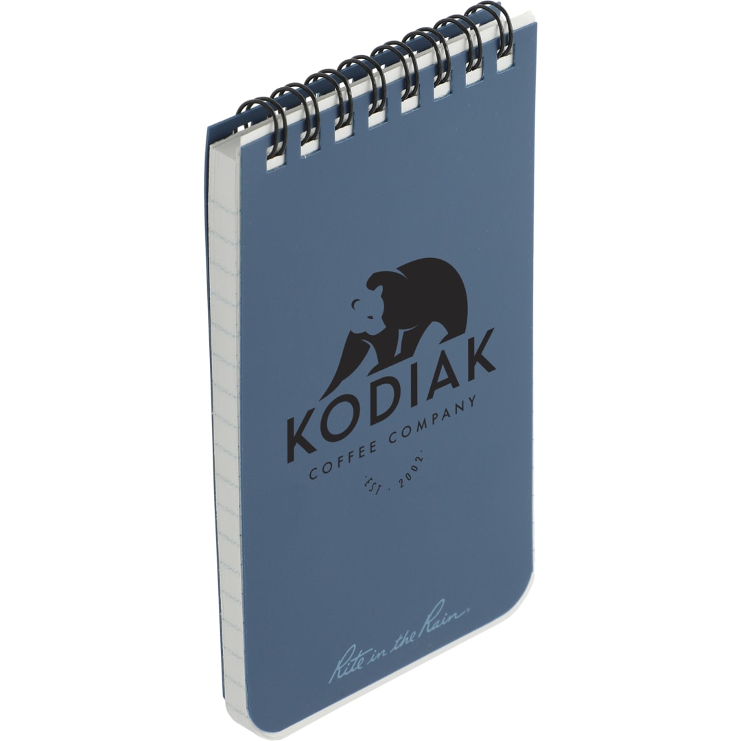 Blue 3” x 5” Rite in the Rain Top Spiral Notebook