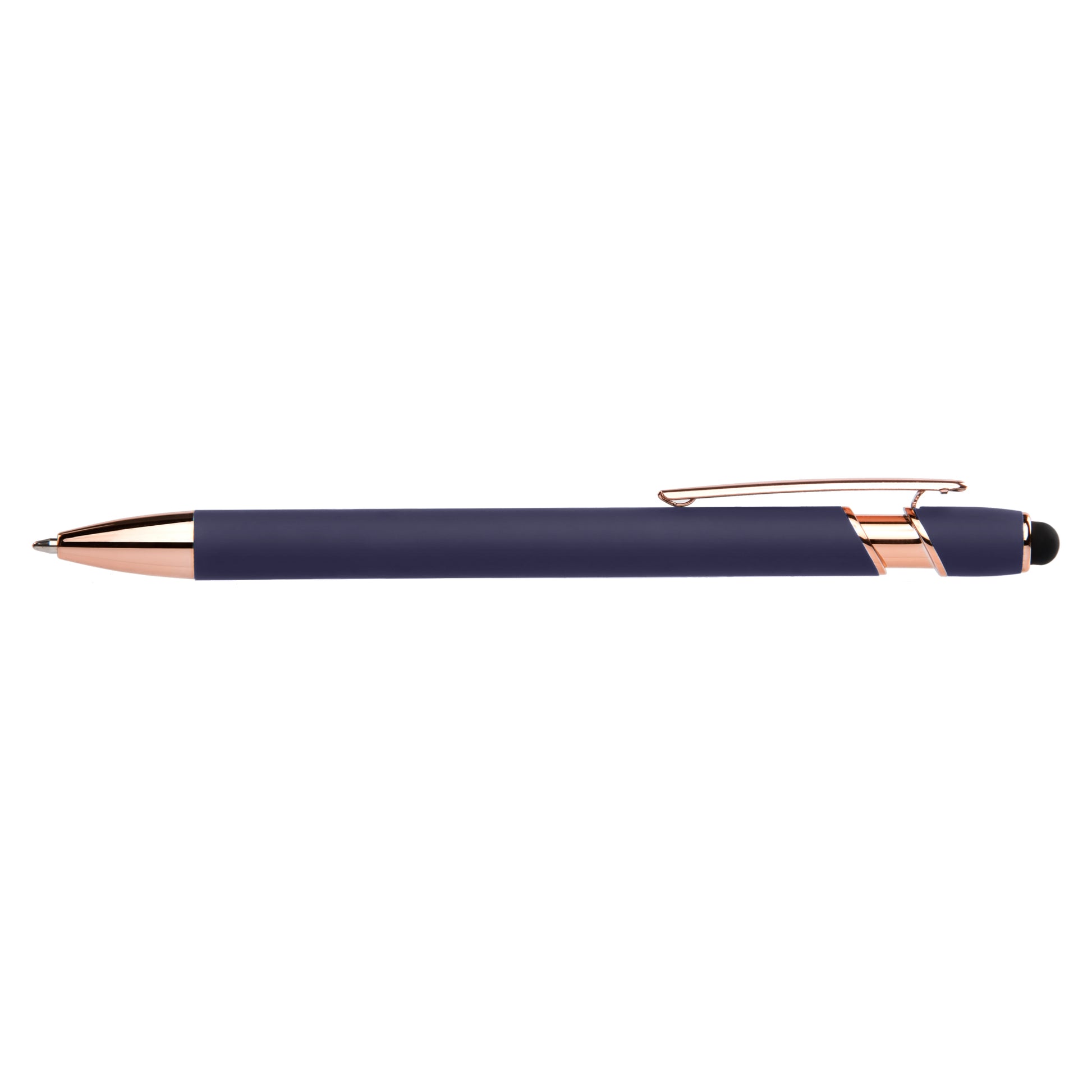 Blue (Barrel) Ellipse Softy Rose Gold Classic w/ Stylus plain