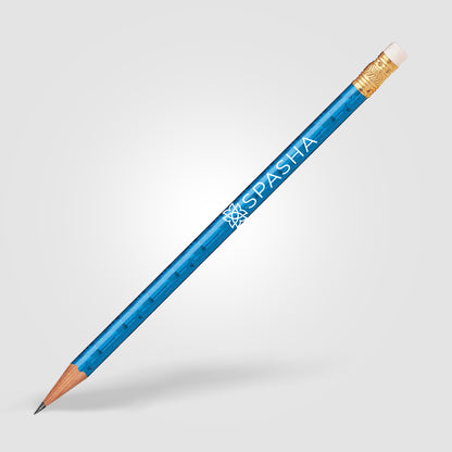 Blue (Barrel) Holographic Pencil