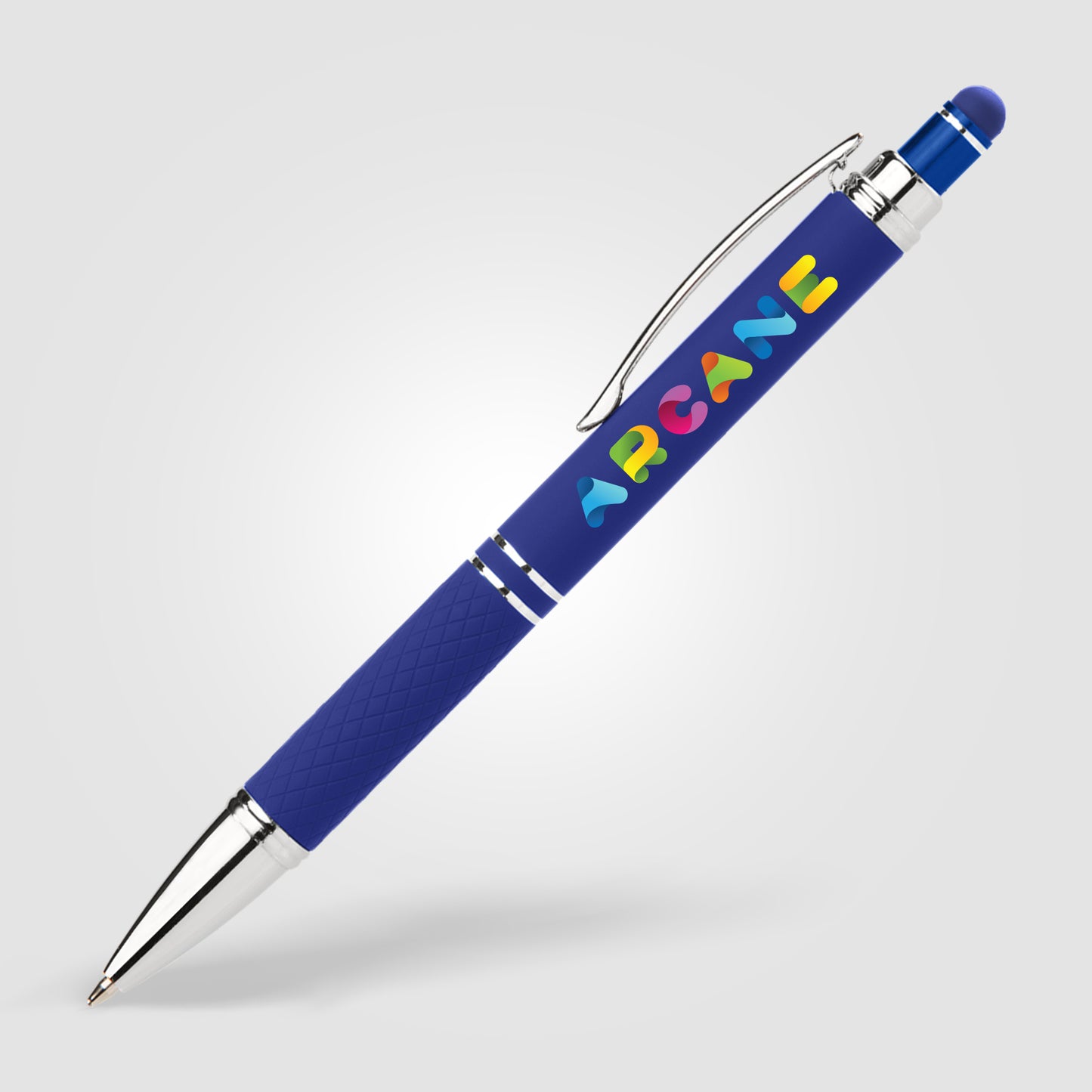 Blue (Barrel) Phoenix Softy Gel Pen w/ Stylus