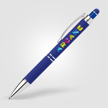 Blue (Barrel) Phoenix Softy Gel Pen w/ Stylus