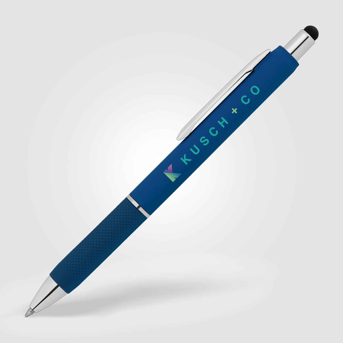Blue (Barrel) Serena Retractable Gel Stylus Pen