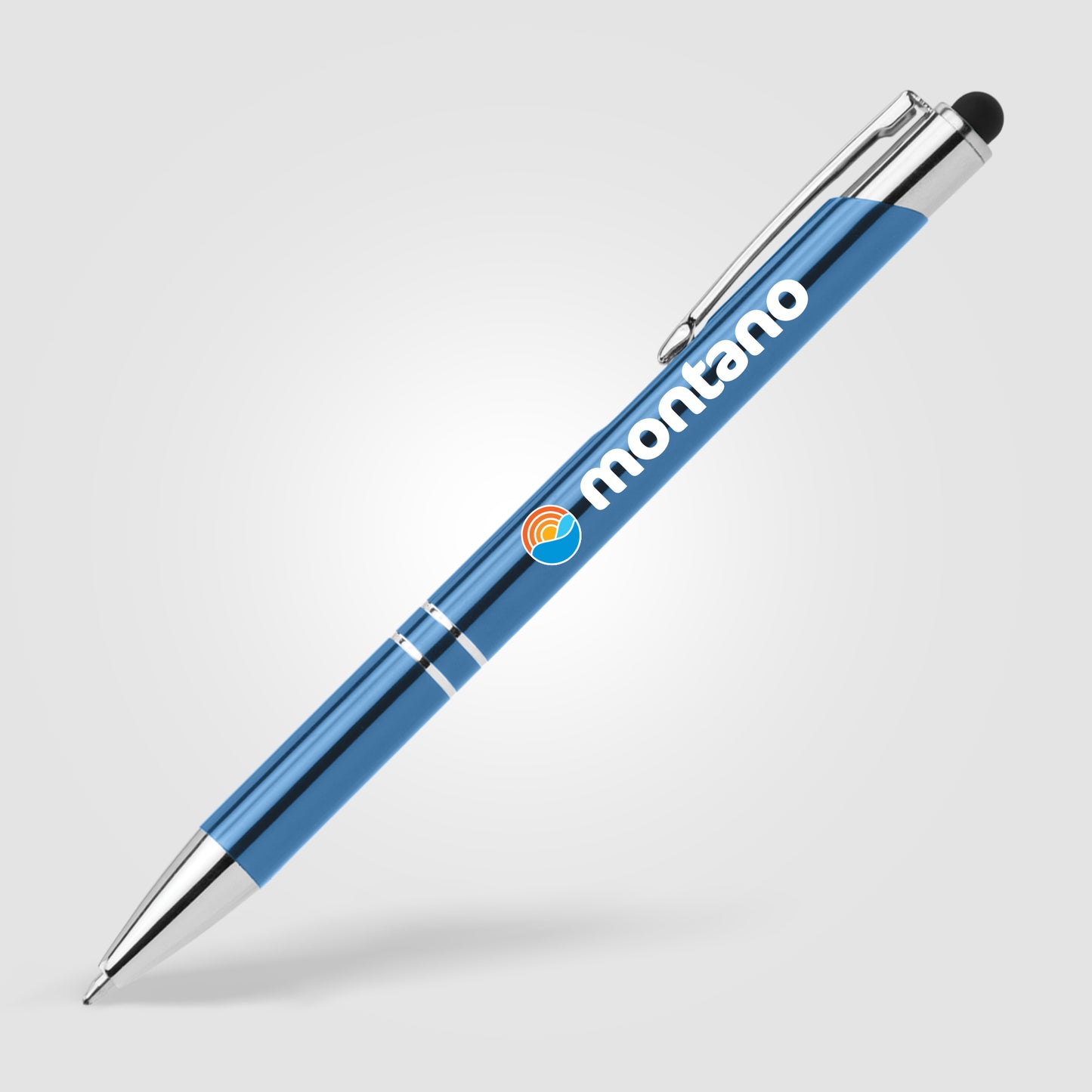 Blue (Barrel) Tres-Chic w/ Stylus