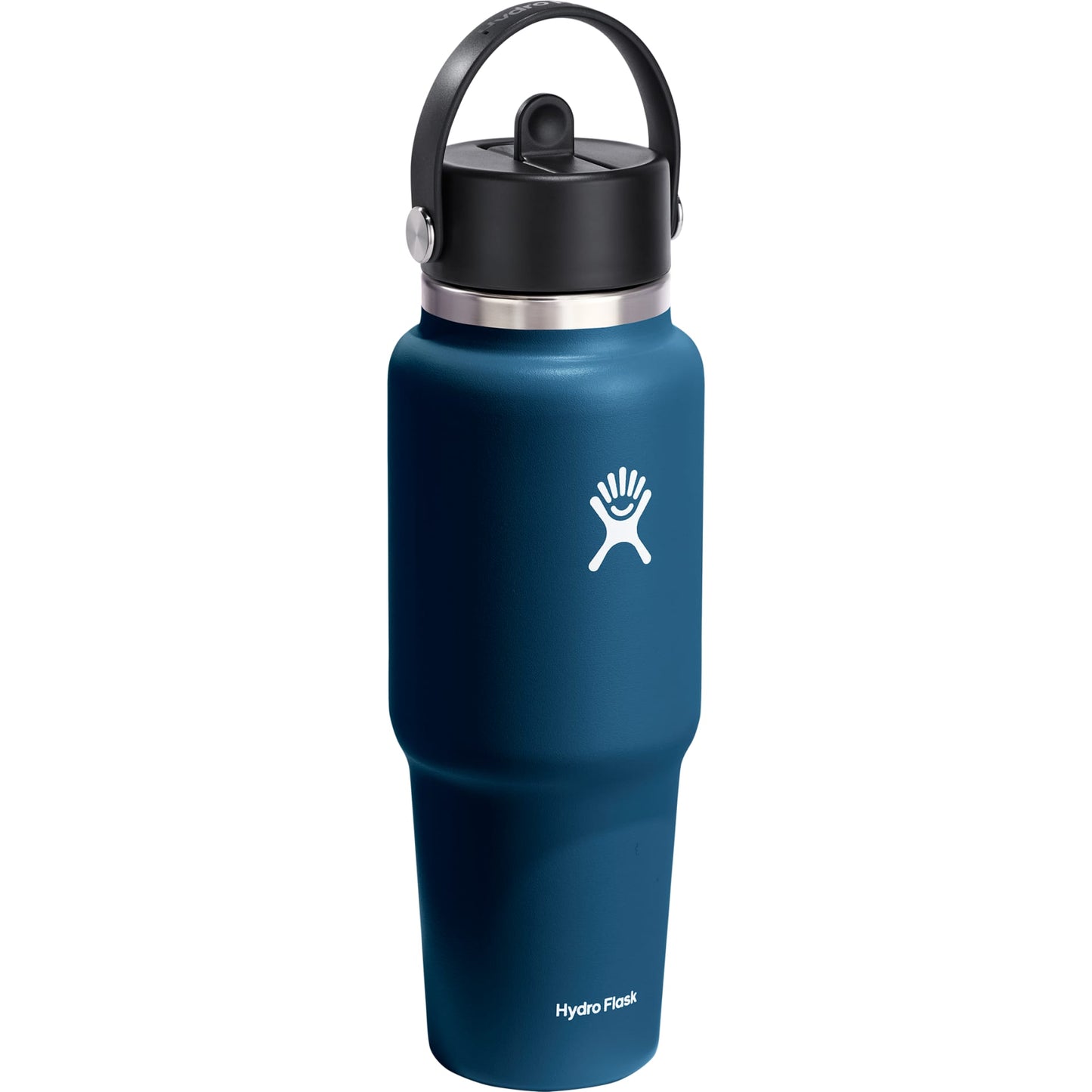 Blue Hydro Flask® Travel Bottle w/ Flex Straw Cap 32oz