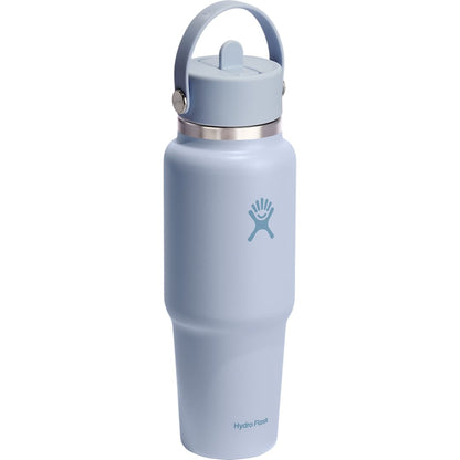 Blue Hydro Flask® Travel Bottle w/ Flex Straw Cap 32oz