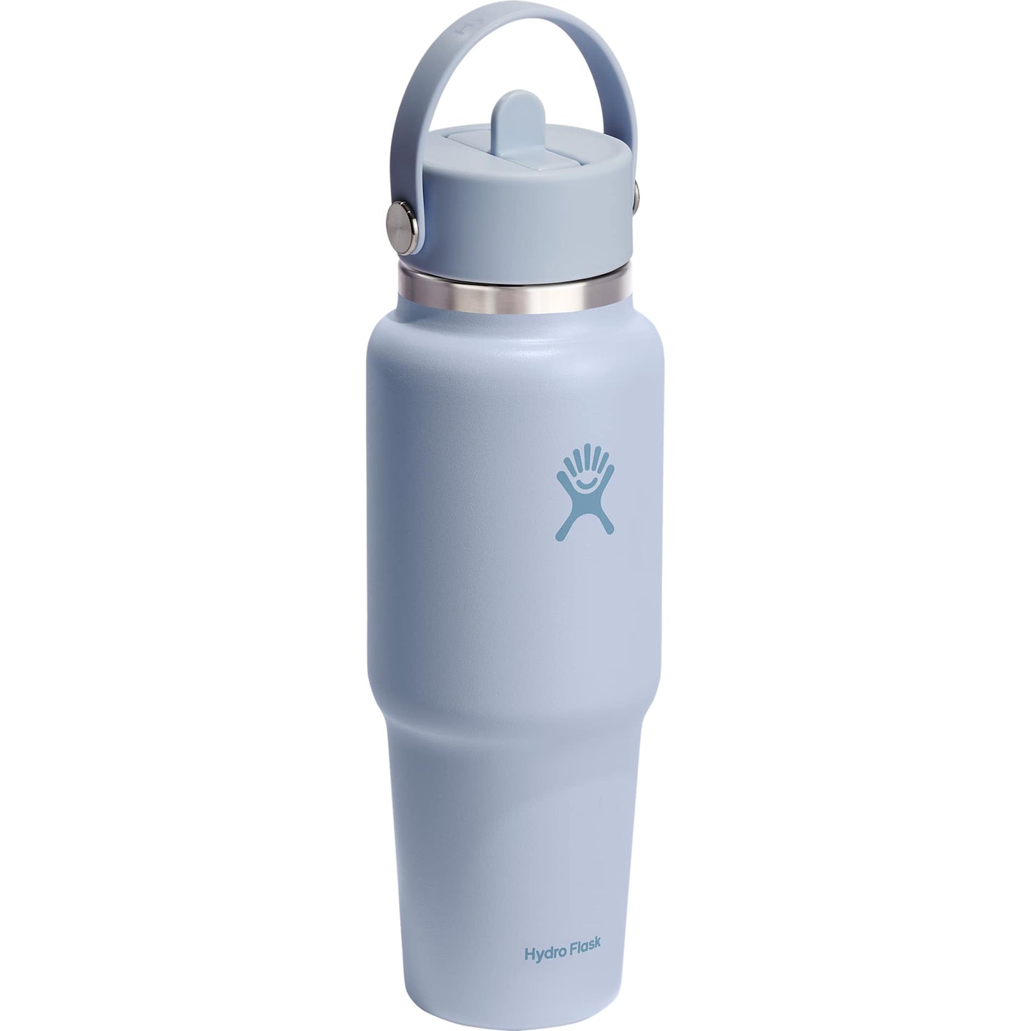 Blue Hydro Flask® Travel Bottle w/ Flex Straw Cap 32oz