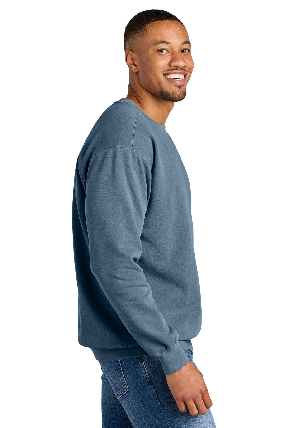 Blue Jean COMFORT COLORS Ring Spun Crewneck Sweatshirt. 1566