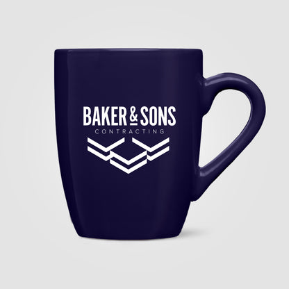 Blue (Product) 13 oz. Ceramic Bistro Mug - Classic
