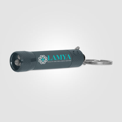 Blue (Product) Chroma Softy Monochrome Metallic - LED Flashlight with Keyring
