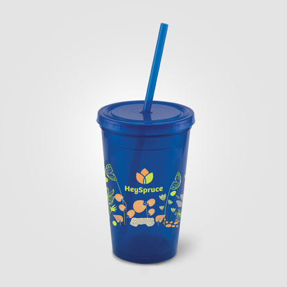 Blue (Product) Explore - 16 oz. Double Wall Tumbler