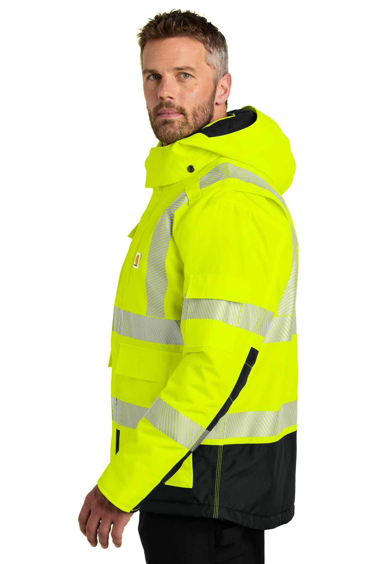 BriteLime Carhartt ANSI 107 Class 3 Waterproof Heavyweight Insulated Jacket CT106694