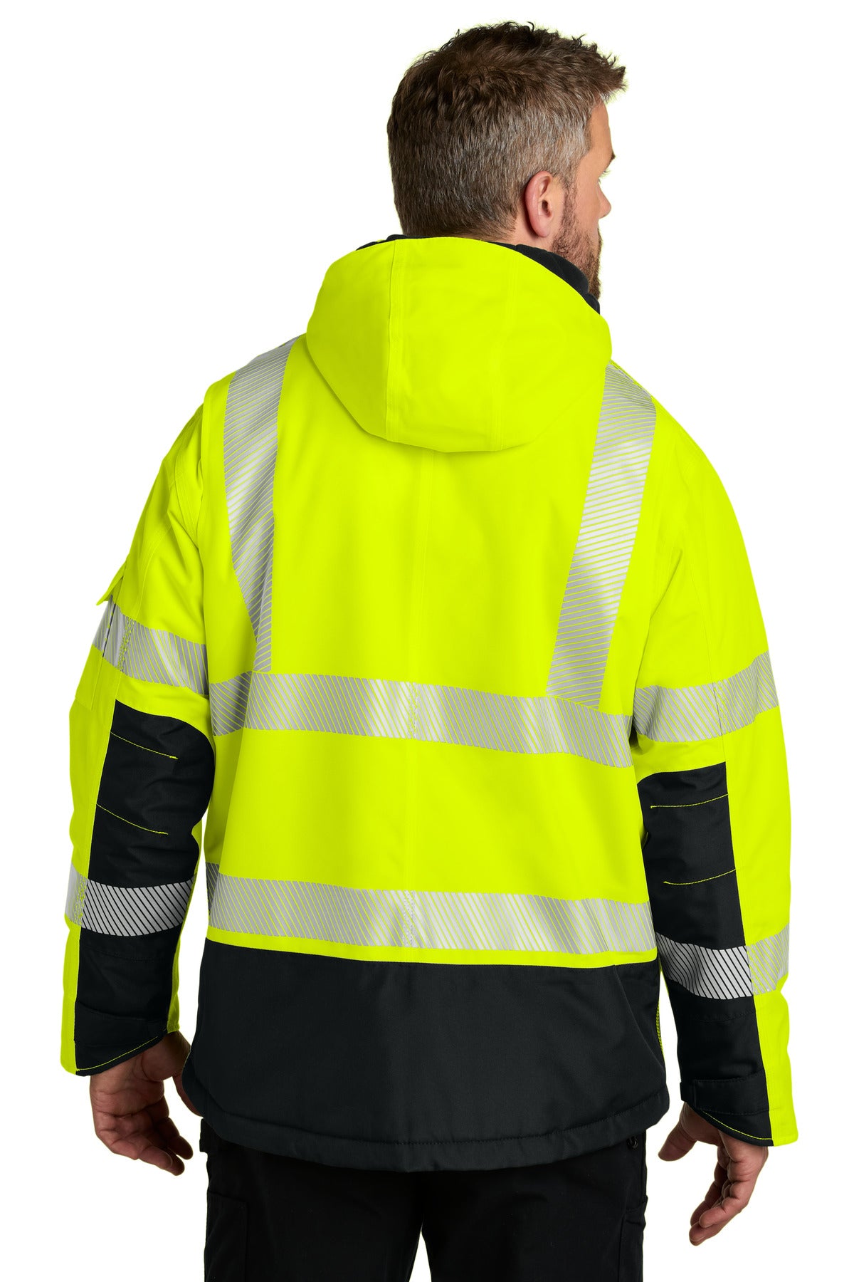 BriteLime Carhartt ANSI 107 Class 3 Waterproof Heavyweight Insulated Jacket CT106694
