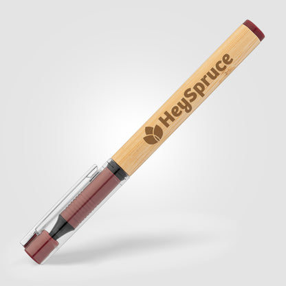 Brown (Barrel) Harmony Bamboo Gel Pen