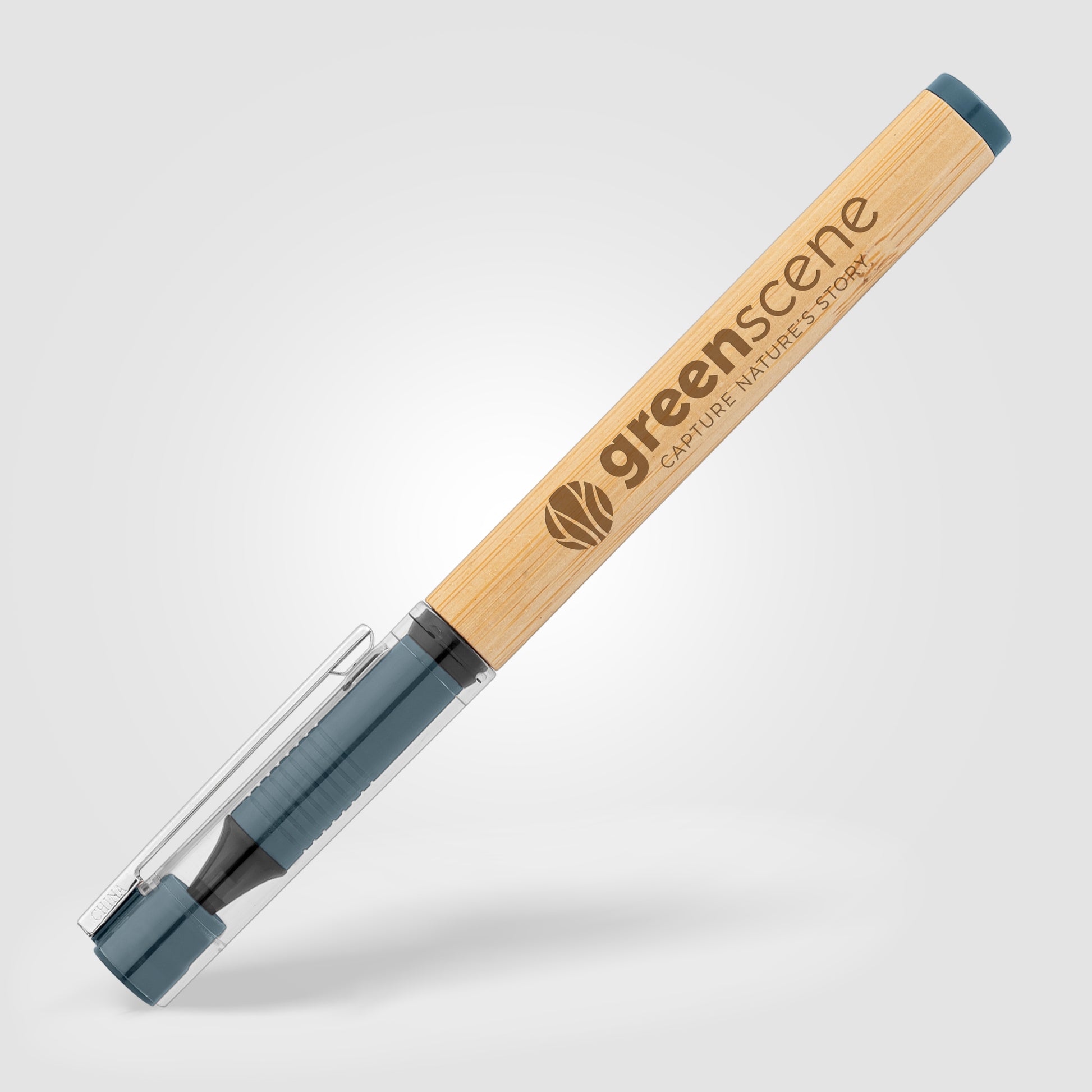 Brown (Barrel) Harmony Bamboo Gel Pen