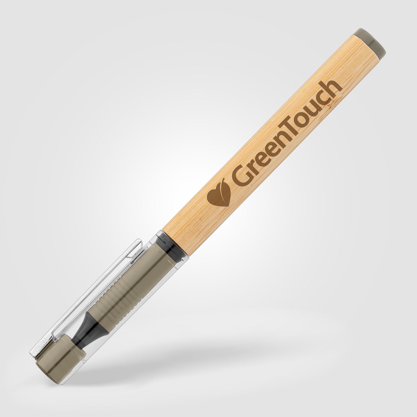Brown (Barrel) Harmony Bamboo Gel Pen
