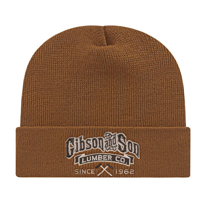 Brown Cap America Knit Cap with Cuff