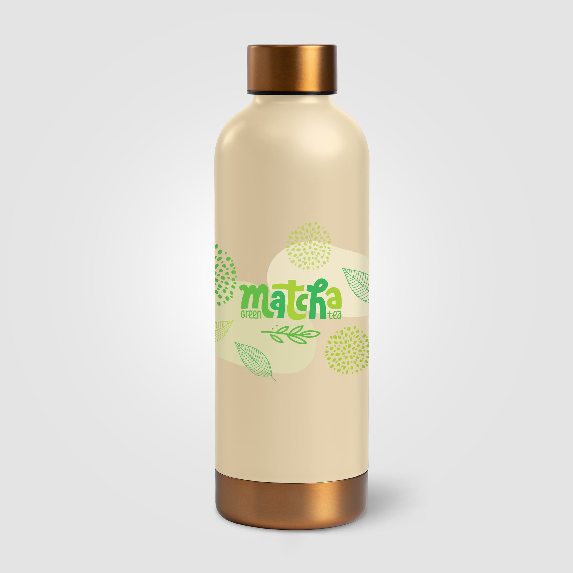 Brown (Lid) Astrid - 18 oz. Double Wall Stainless Steel Bottle