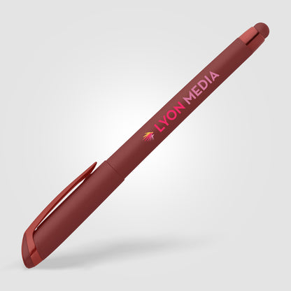 Burgundy (Barrel) Gazelle Gel Softy Monochrome Pen