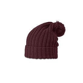 BURGUNDY Richardson Chunky Cable Knit