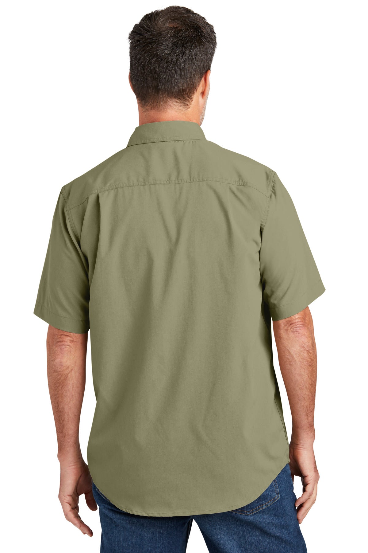 BurntOlive Carhartt Force Solid Short Sleeve Shirt CT105292