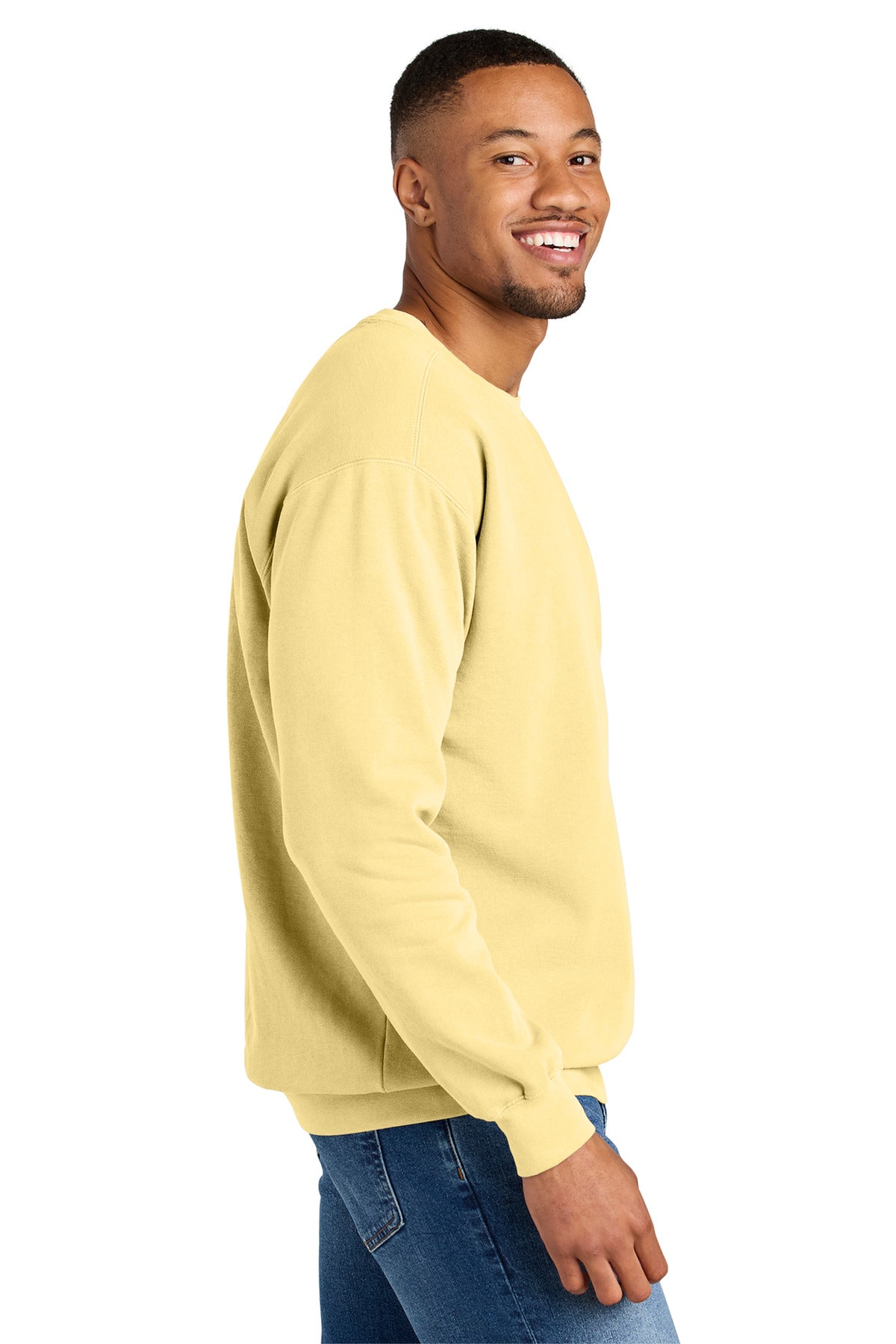 Butter COMFORT COLORS Ring Spun Crewneck Sweatshirt. 1566