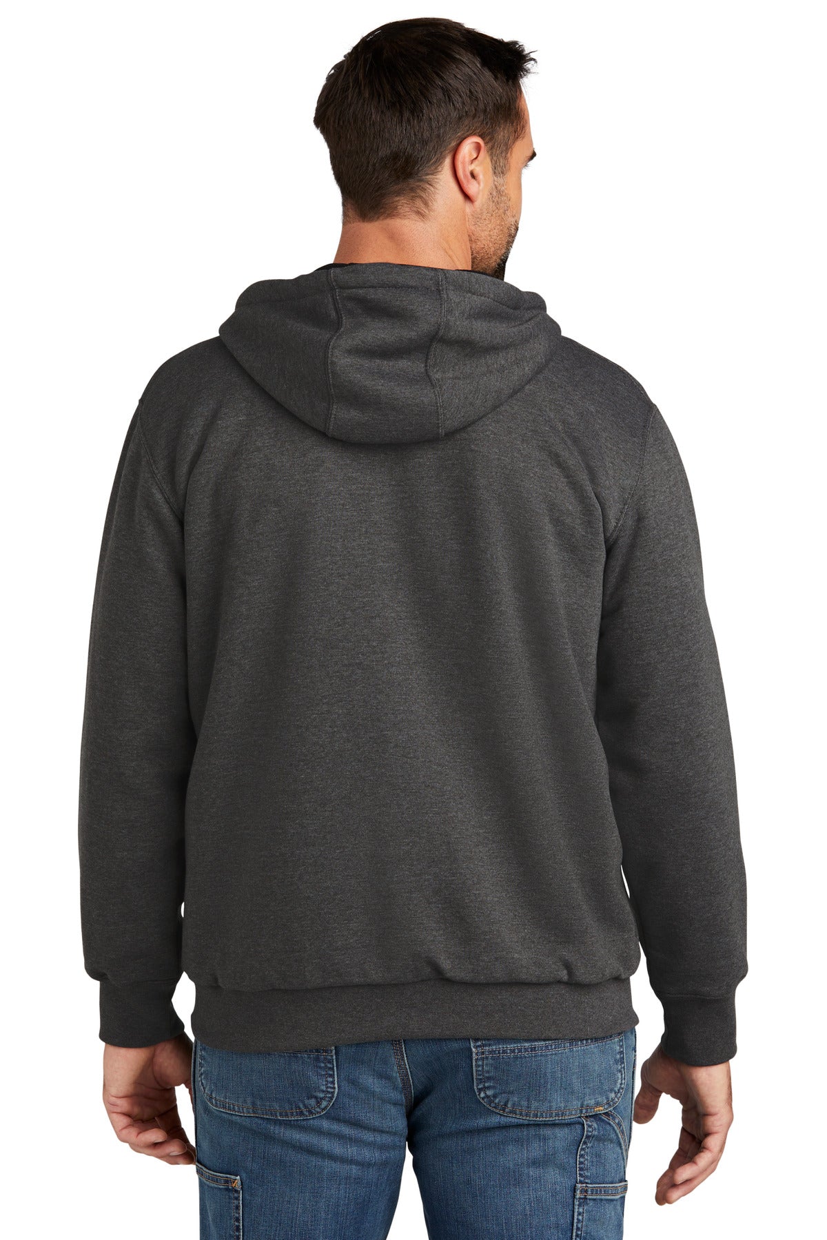 CarbonHthr Carhartt Midweight Thermal-Lined Full-Zip Sweatshirt CT104078