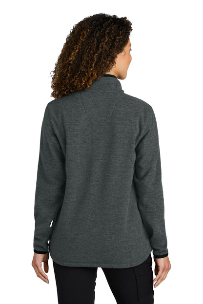 CarbonHthr Carhartt Women's Textured Full-Zip Fleece Jacket CT106419
