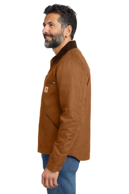 Carhartt Brown Carhartt Duck Detroit Jacket CT103828