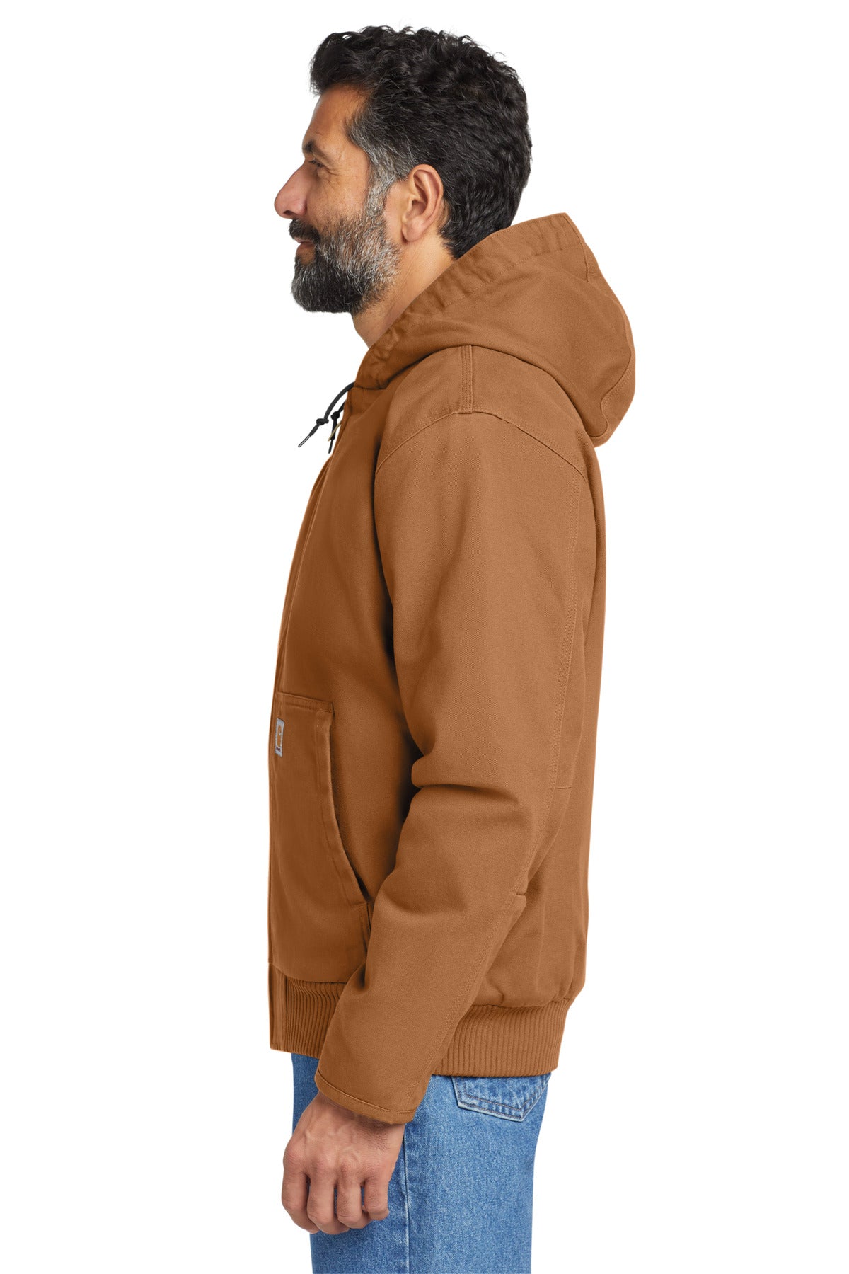 Carhartt Brown Carhartt Tall Washed Duck Active Jac. CTT104050