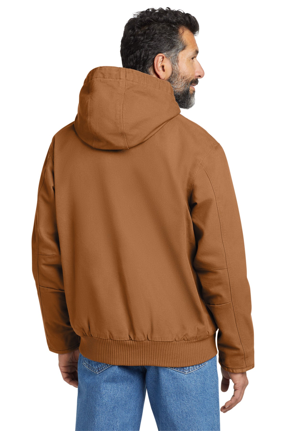 Carhartt Brown Carhartt Tall Washed Duck Active Jac. CTT104050