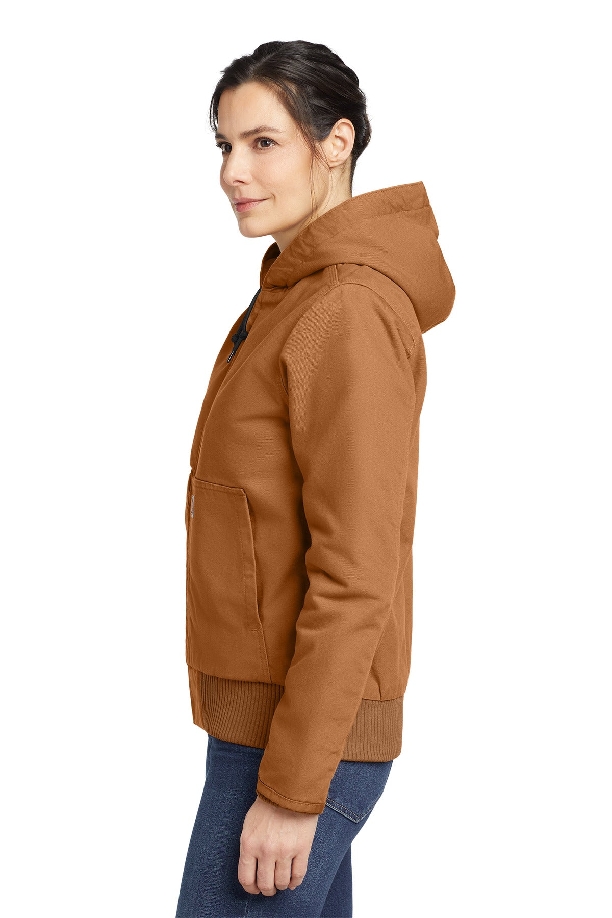 Carhartt Brown Carhartt Women's Washed Duck Active Jac. CT104053