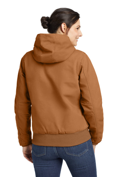 Carhartt Brown Carhartt Women's Washed Duck Active Jac. CT104053