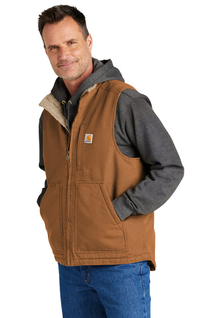 CarharttBr Carhartt Sherpa-Lined Mock Neck Vest CT104277