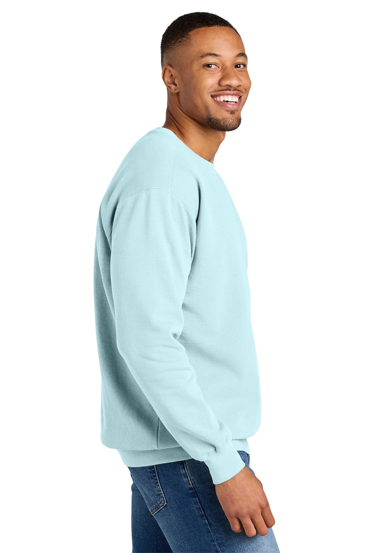 Chambray COMFORT COLORS Ring Spun Crewneck Sweatshirt. 1566
