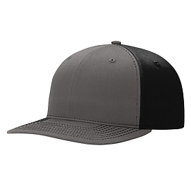 CHARCOAL/BLACK Richardson Twill Back Trucker Cap