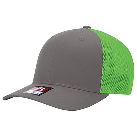 CHARCOAL/NEON GREEN Richardson R-Flex Trucker Cap