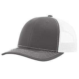 CHARCOAL/WHITE Richardson 112+ R-Flex Adjustable Trucker Cap