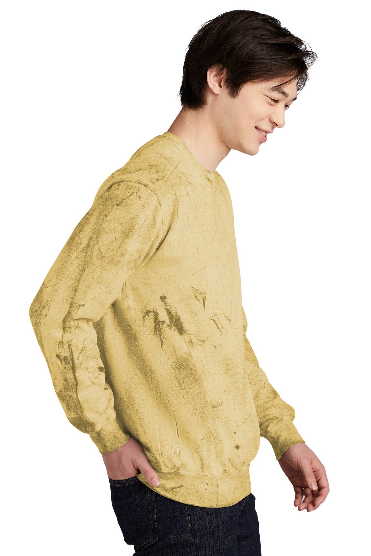 Citrine Comfort Colors Color Blast Crewneck Sweatshirt 1545