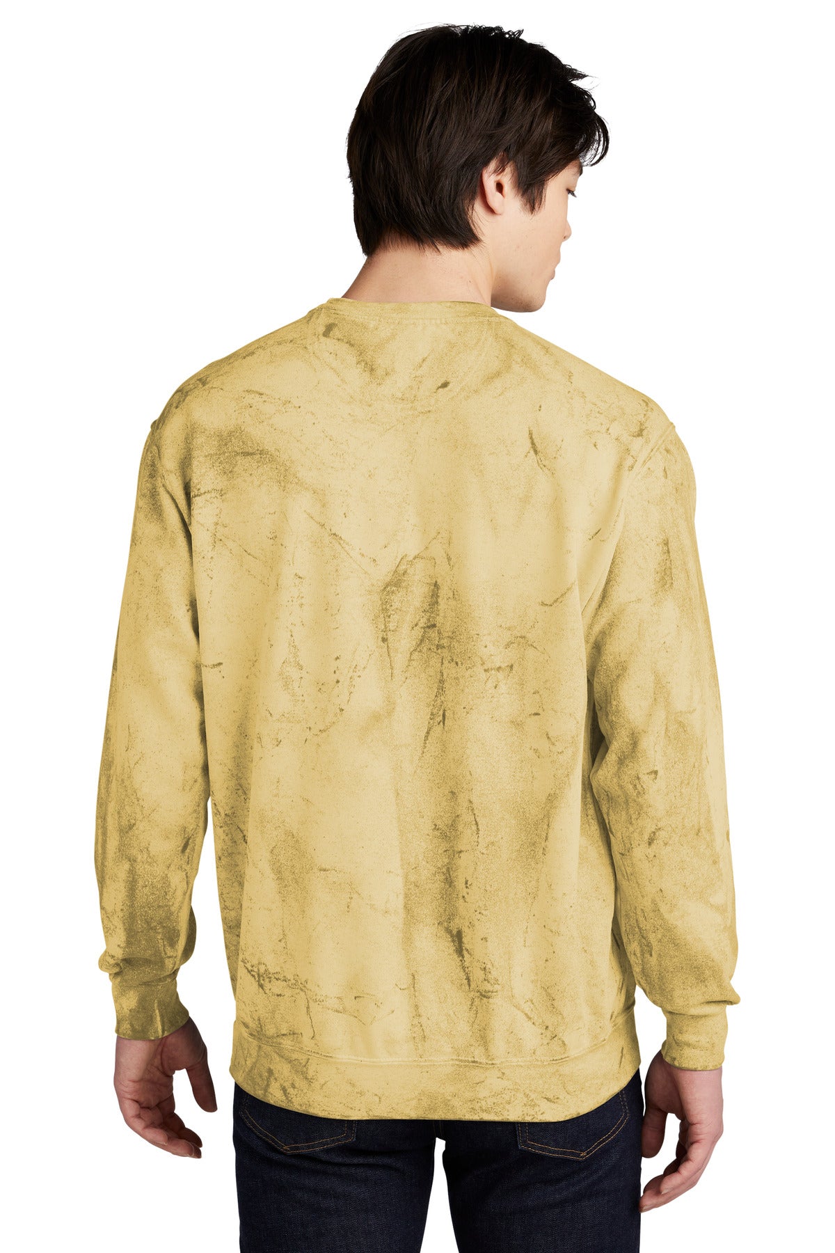 Citrine Comfort Colors Color Blast Crewneck Sweatshirt 1545