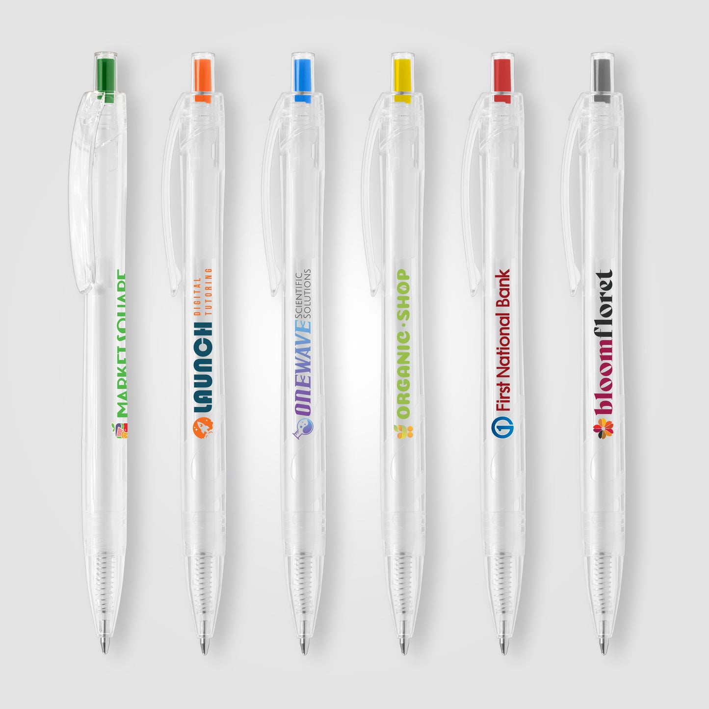 Clear (Barrel) Aqua Clear - RPET Recycled Plastic Pen