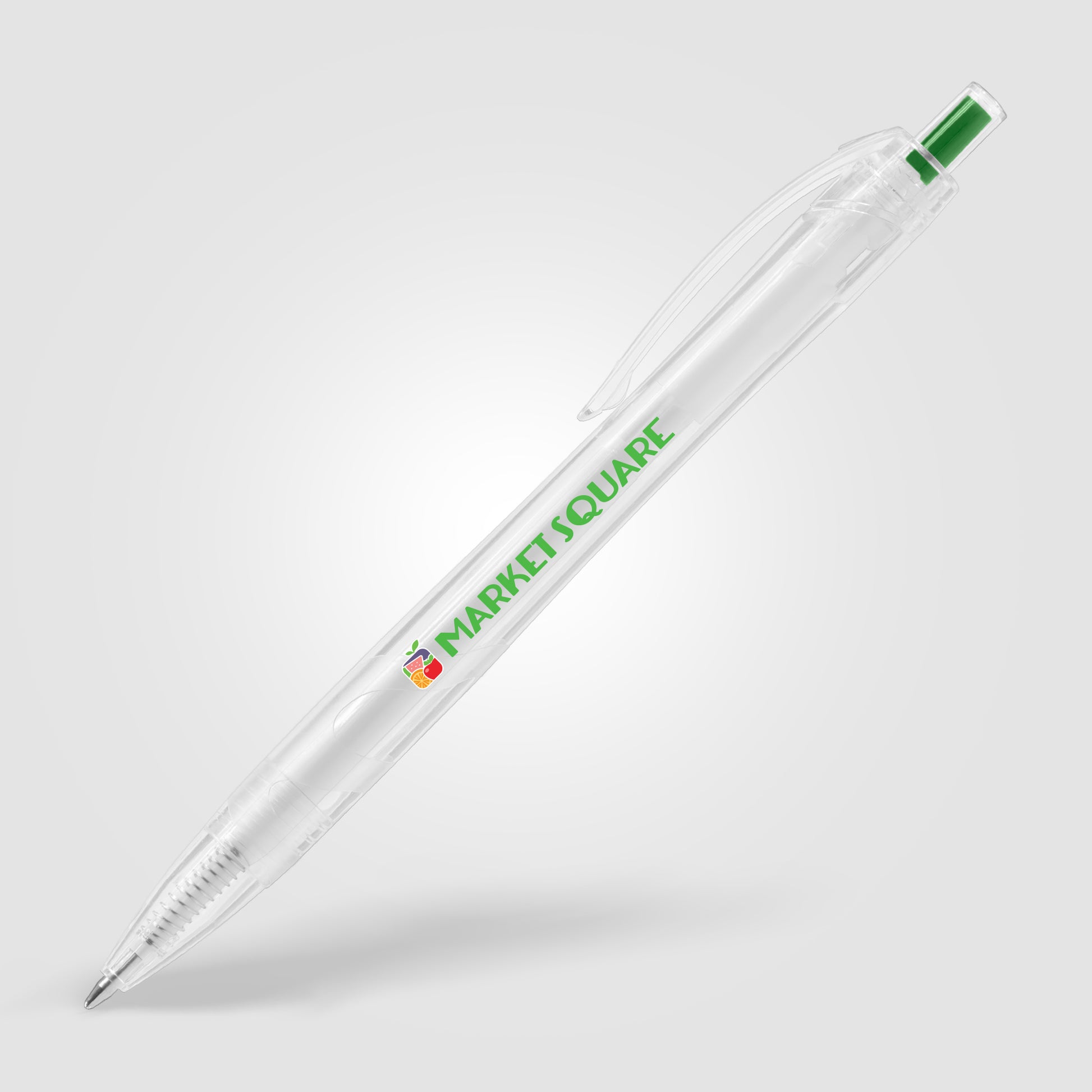 Clear (Barrel) Aqua Clear - RPET Recycled Plastic Pen