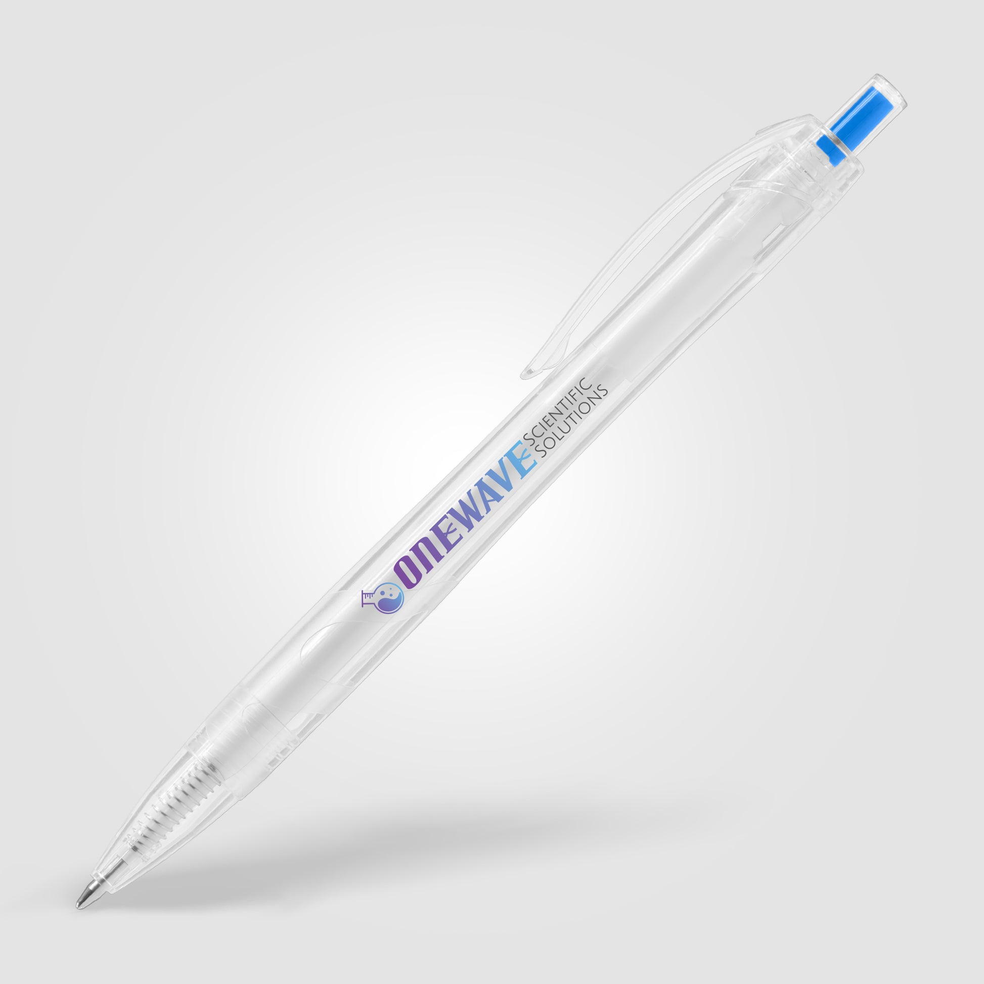 Clear (Barrel) Aqua Clear - RPET Recycled Plastic Pen
