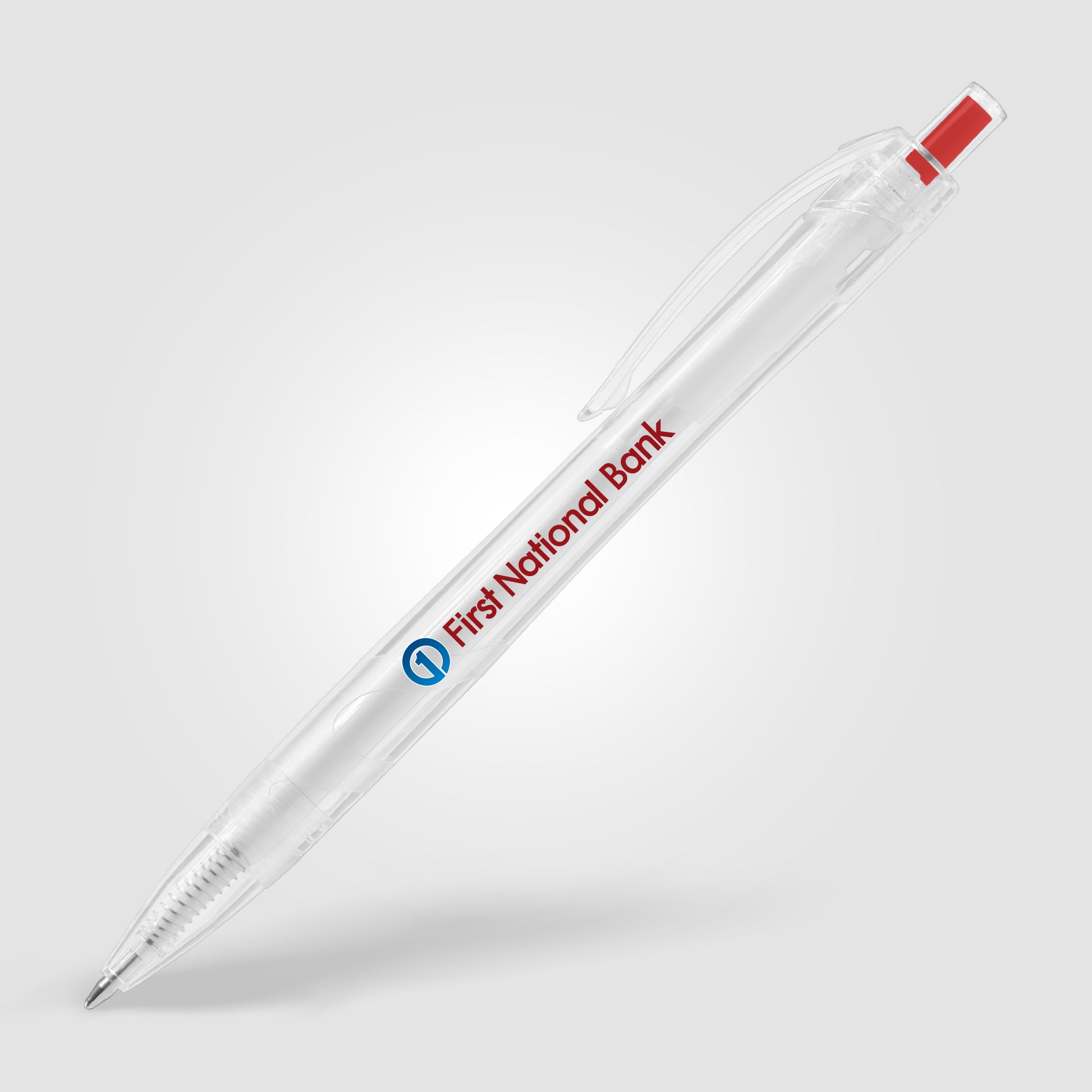 Clear (Barrel) Aqua Clear - RPET Recycled Plastic Pen