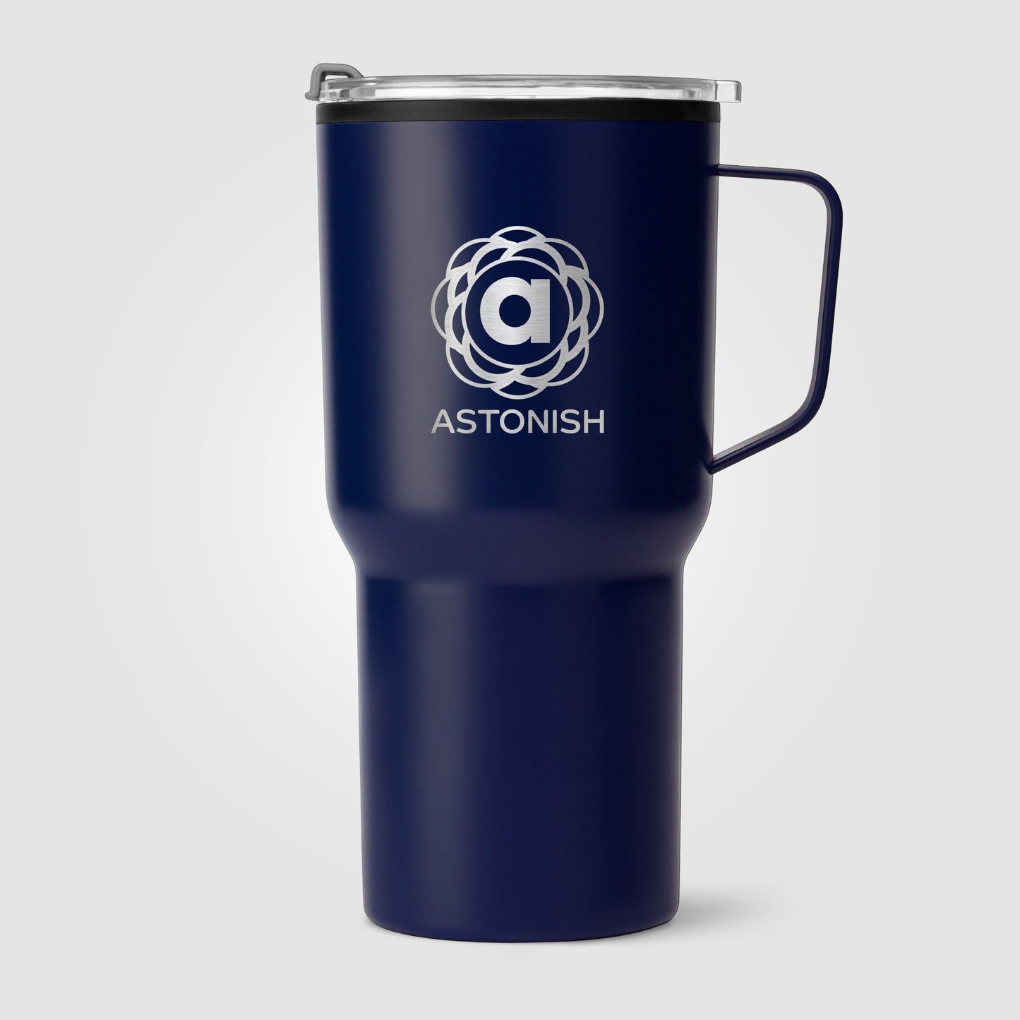 Clear (Lid) Anchorage - 30 oz. Stainless Steel Tumbler with Plastic Liner