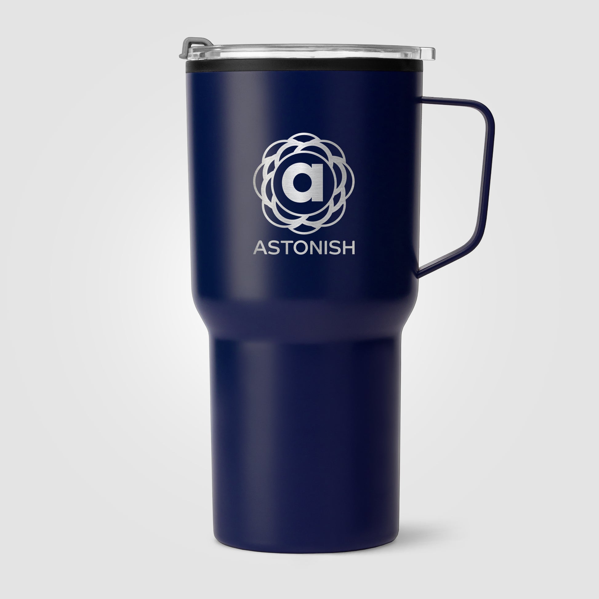 Clear (Lid) Anchorage - 30 oz. Stainless Steel Tumbler with Plastic Liner