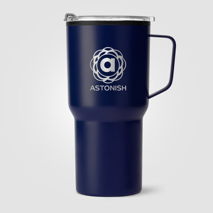 Clear (Lid) Anchorage - 30 oz. Stainless Steel Tumbler with Plastic Liner